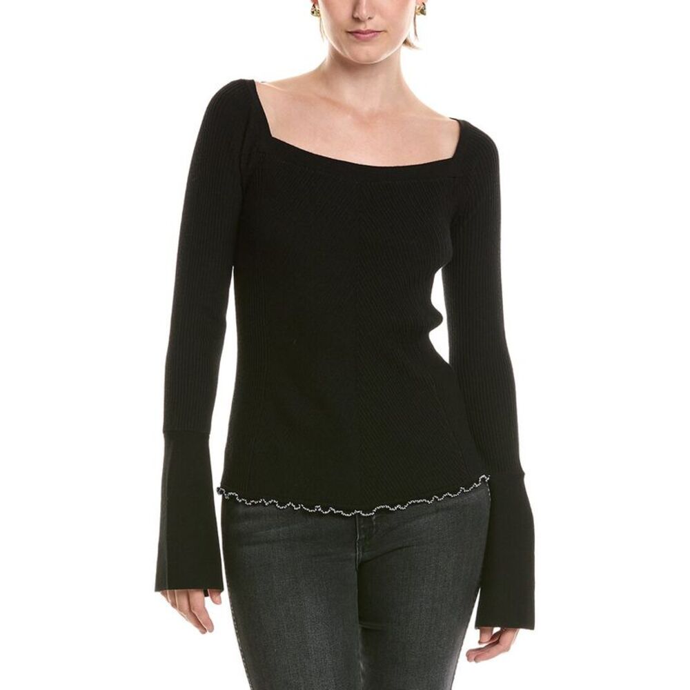 3.1 Phillip Lim Womens Wool-Blend Sweater